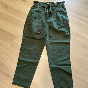 Women's Green Drawstring Pants